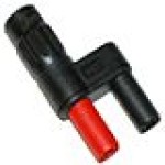 Adapter - Banana (Female) - BNC (Male) (XM-BB) for use with AmpFlex Sensors, Models K100/K110 and SLII Data Loggers  Catalog Number 2118.46 - Product Image