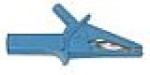 Clip - Safety Alligator - Blue (Rated 600V, CAT IV, 10A)  Catalog Number 2140.54 - Product Image