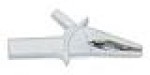 Clip - Safety Alligator - White (Rated 600V, CAT IV, 10A)  Catalog Number 2140.55 - Product Image