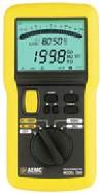 Megohmmeter Model 1045 (Digital, with Analog Bargraph, Alarm, Timer, Backlight, 250V, 500V, 1000V, 400k, Continuity)  Catalog Number- 2116.93Product Obsolete - Product Image