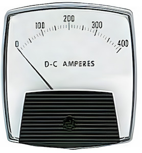 Yokogawa 250340LSPZ - AC AMP I/V - Rated: 0-5 A/AC, Scaled: 0-150 A/ACRating- 0-5 A/ACScale- 0-150Legend- AC AMPERES - Product Image